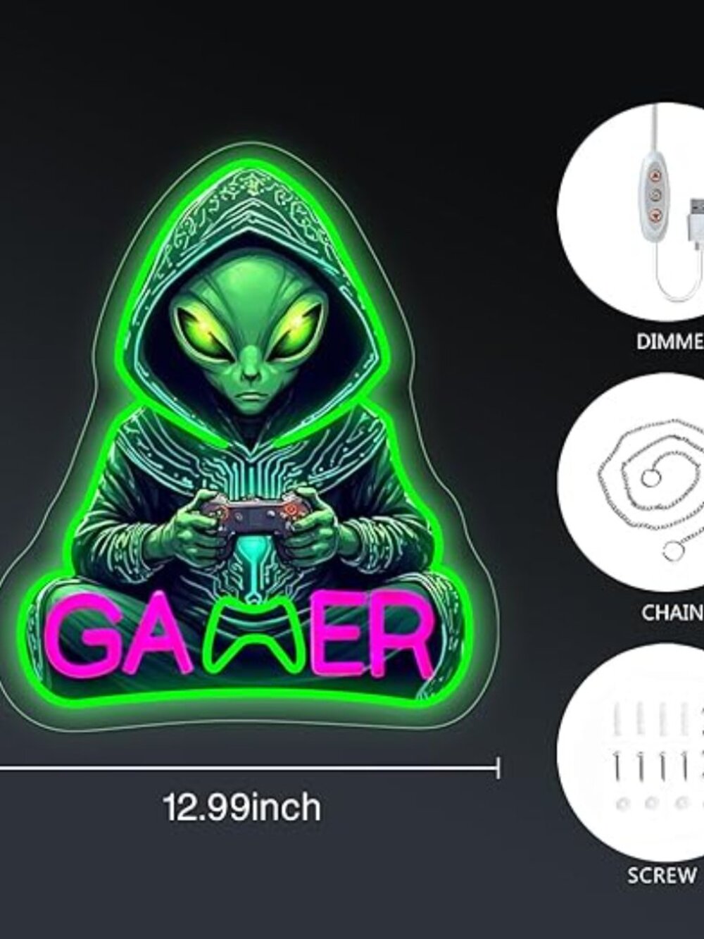 Gamer Room Decor - LED - Picture 2 of 4